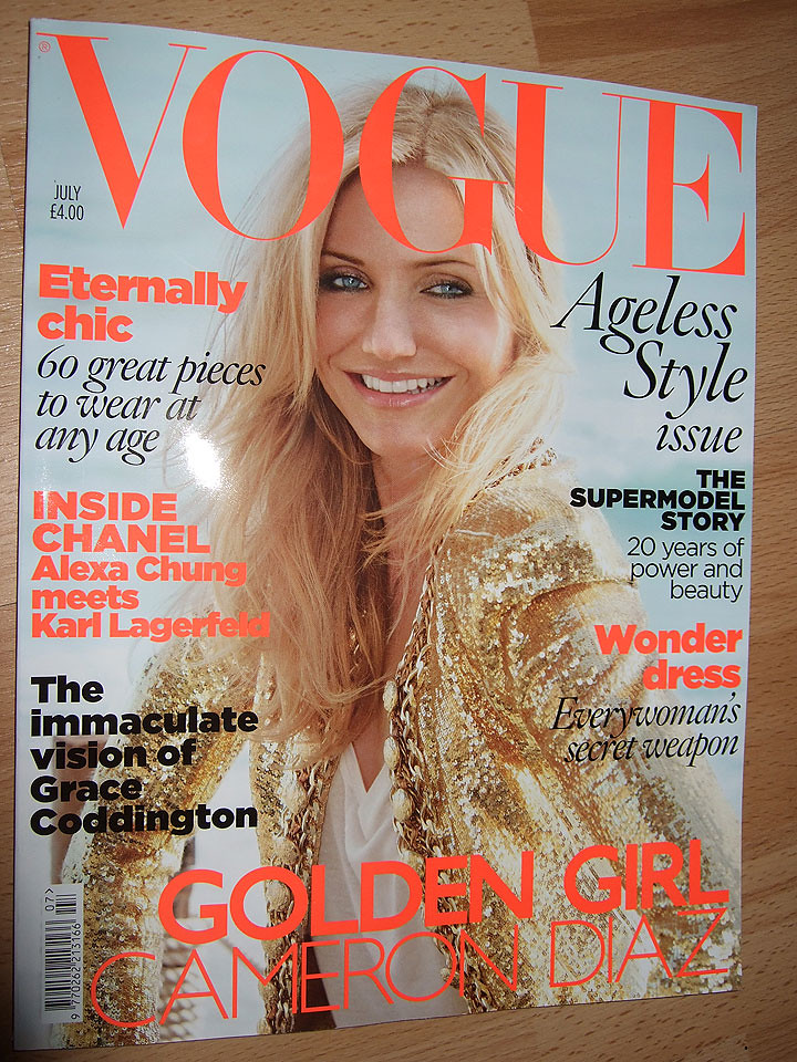 Vogue - front cover of the July 2010 issue
