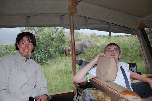 Kristi & Ben on Safari