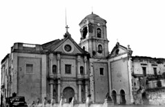 War damaged San Agustin Church and convent, In...