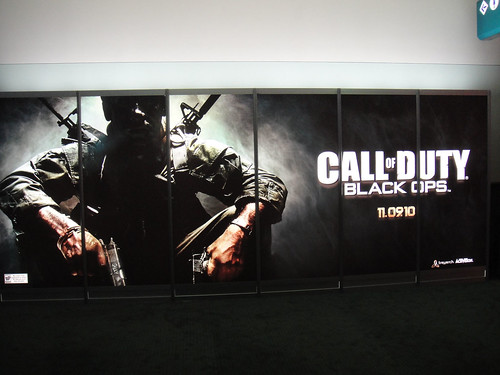  E3 2010 Call of Duty Black Ops banner 
