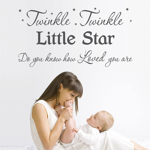 wall quotes for nursery. star wall sticker quote