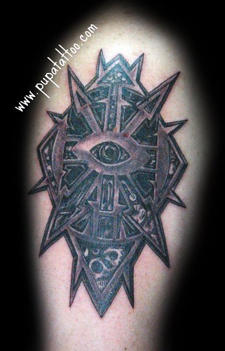 tattoo simbolos. simbolo Caos Pupa Tattoo