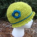 Crocheted Lime Green Hat