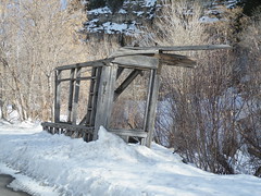 Abandoned railroad coach