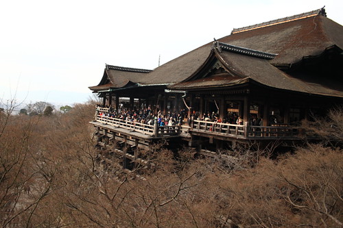 The famous Kiyomizu temple stage