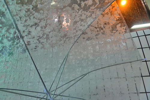 Snow-covered in umbrella