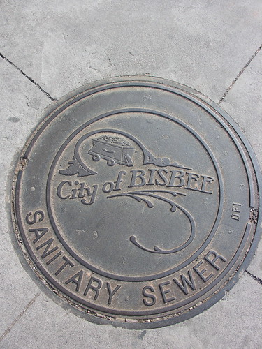 Unique Bisbee - their own historic manhole cover