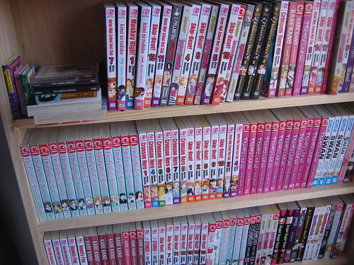 a manga bookcase