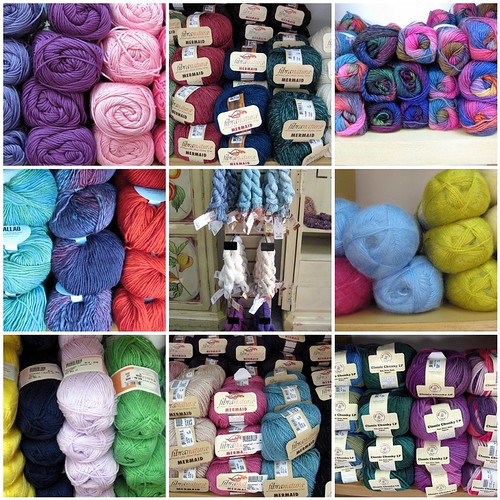 some of our new gorgeous yarns!