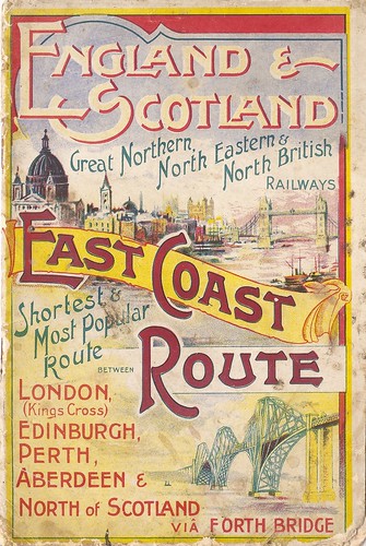 England & Scotland - East Coast Route - brochure issued by the East Coast Joint Railways, c1910 by mikeyashworth