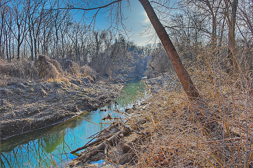 Gravois Creek, at Gravois Creek Conservation Area, in Saint Louis County, Missouri, USA - 5
