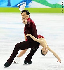 Shen and Zhao during their Olympic long program (Photo by Liz Chastney)