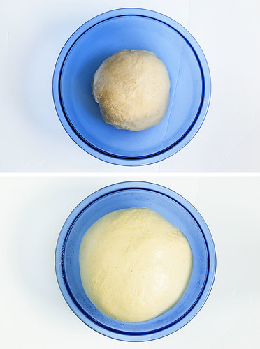 dough - before/after