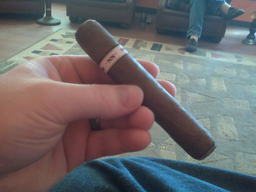 Just lit up an Illusione 88 (@vudu9) to go with a glass of Zaya at @KensingtonCigar with @OlivaDave. Good times