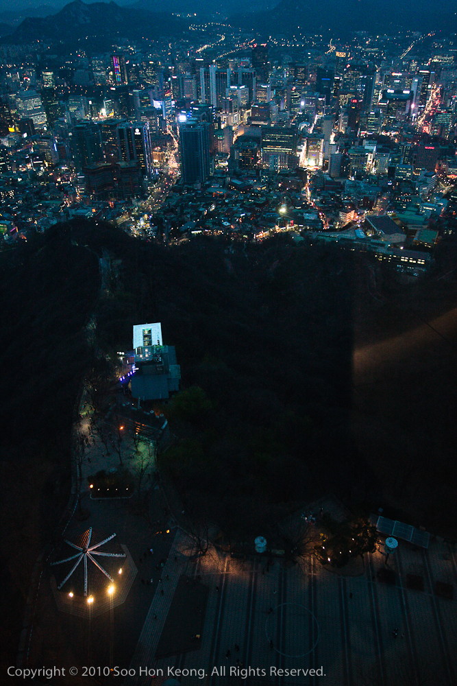 Night Scene @ N Seoul Tower, Seoul, Korea
