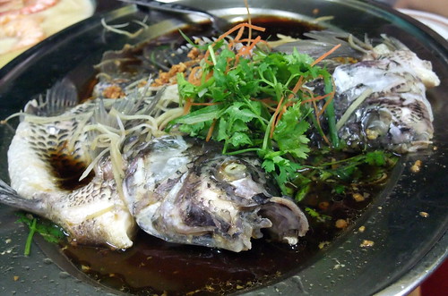 Steam Tilapia with Soy Sauce