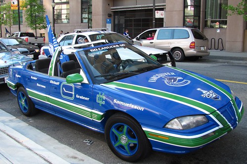 Hockey Night on Hamilton Street at CBC Vancouver: Best Ever Vancouver Canucks Fan Car