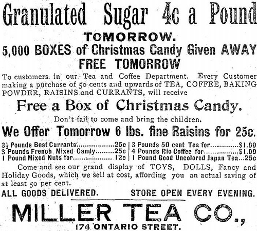 Ad for Miller Tea Co.