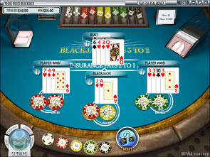 Multi-Hand Blackjack Vegas Rules