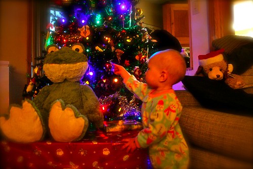 Zoey 1st Christmas - Frog