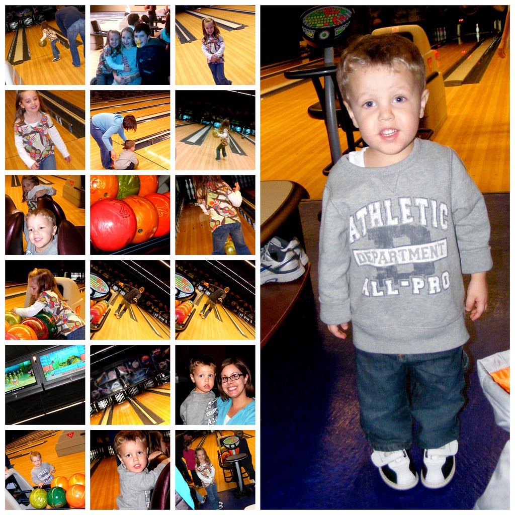 Bowling collage