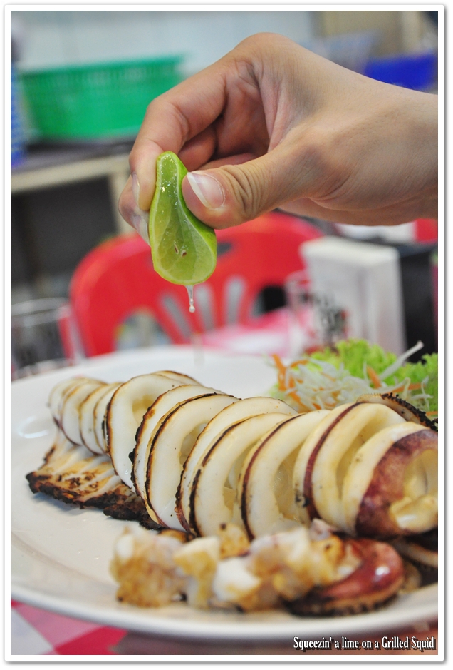Grilled Squid @ Chiang Rai Seafood, Phuket