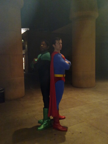 Green Lantern and Superman