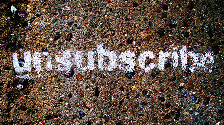 E-mail Marketing Best Practice: Must offer an unsubscribe option!