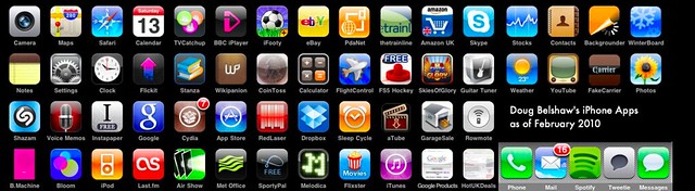 My iPhone apps as of February 2010