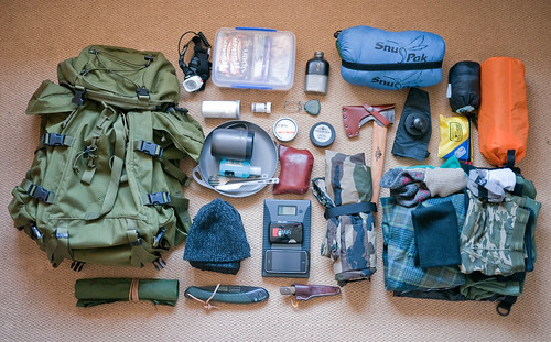 Bushcraft Kit used on Woodland Ways trip by Documentally, on Flickr