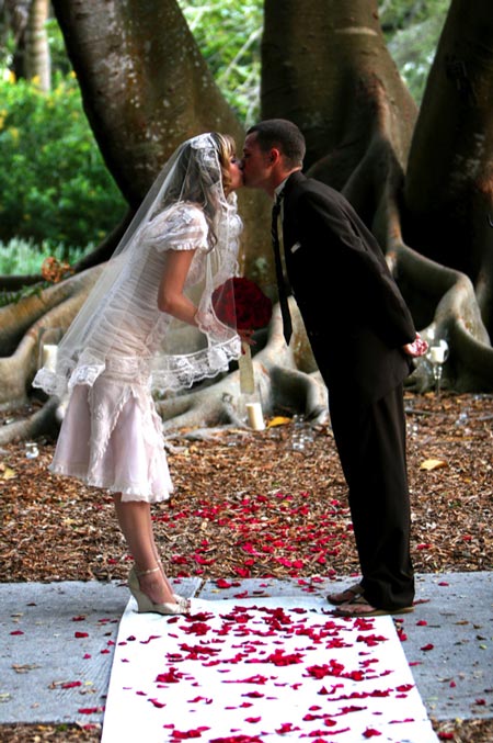 Wedding Kiss Under The Banyan Tree - by Andy Graber