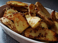 CSA Winter 5: Mustard Roasted Fingerling Potatoes