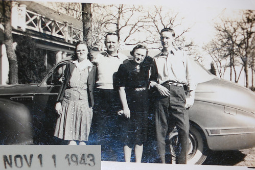Granddad, his Sister, and Parents
