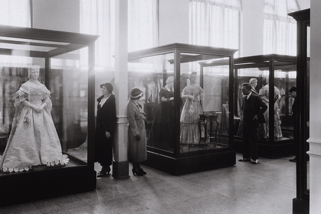 First ladies gowns displayed in the Collection of Period Costumes exhibition about 1930 by national museum of american history