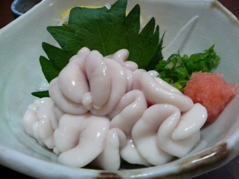 Shirako; Weird Japanese Food. Made from Male Genitalia of Fish (Fish Testicle)
