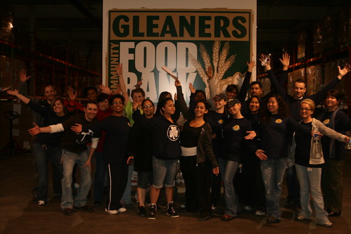  at Gleaners Community Food Bank in Detroit to help those in need.