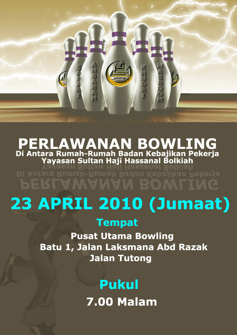 bowling poster. copy