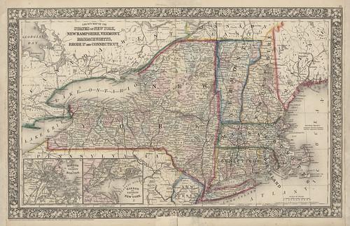map of connecticut and new york. Map of New York, New Hampshire