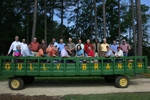 Foresters and Conservationists Earl and Wanda Barr take NRCS and conservation partners on a tour of Gully Branch Tree Farm, Georgia. 