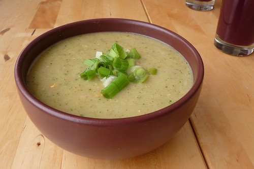 Chilled Tomatillo and Cucumber Soup