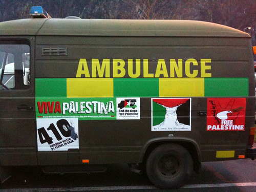 decorated ambulance
