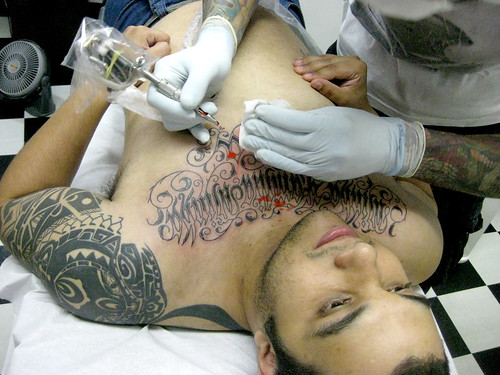 back tattoo script. view large. Tatuagem Minha