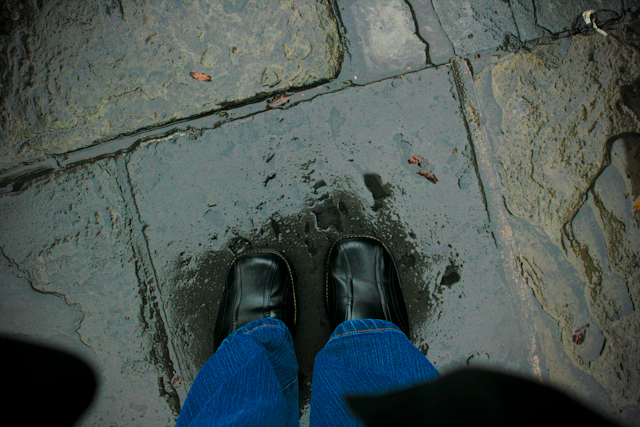 My Feet in Jackson Square