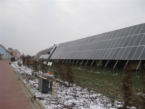 Lärmschutzwand mit Photovoltaik in Bürstadt