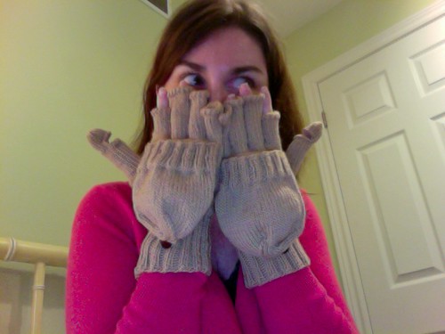 finished army mitts