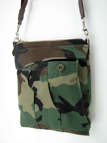 recycled mil spec flap bag