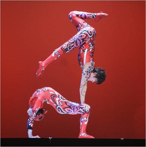 The incredibly talented Liu Jiayin and Bai Chunpu perform “Modern Soft Acrobatism.”