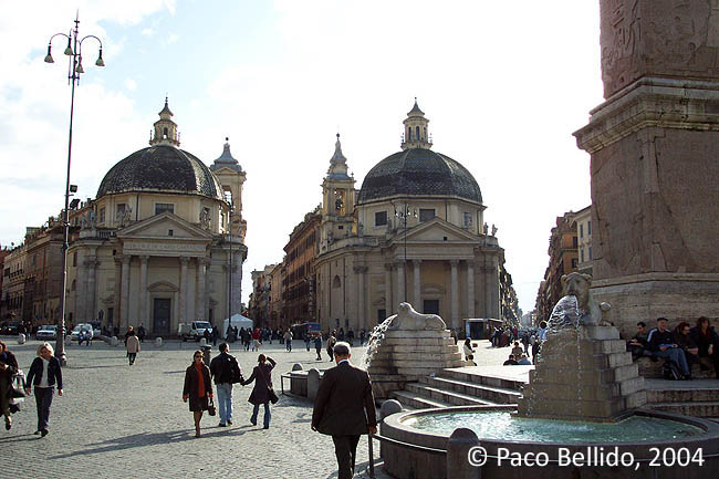 Piazza del Popolo. © Paco Bellido, 2004