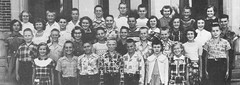 Students of Grades 7 and 8 of St John School in Seward, Nebraska, in 1952