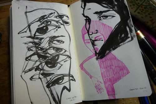 Sketchbook pages 2010 - part 3